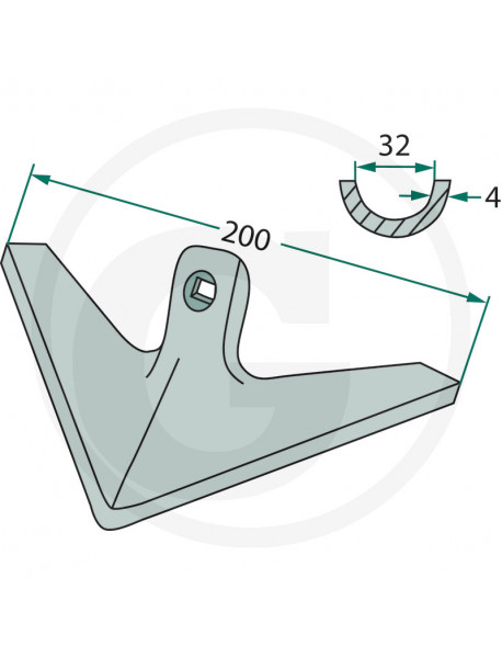 Radlička 200x4mm